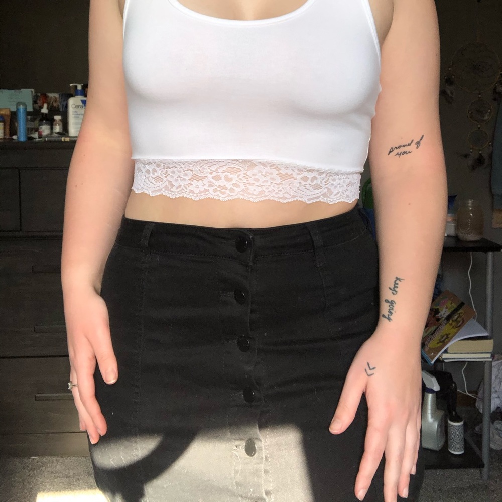 button up skirt